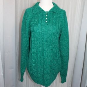 Vintage Miranda Green Sweater